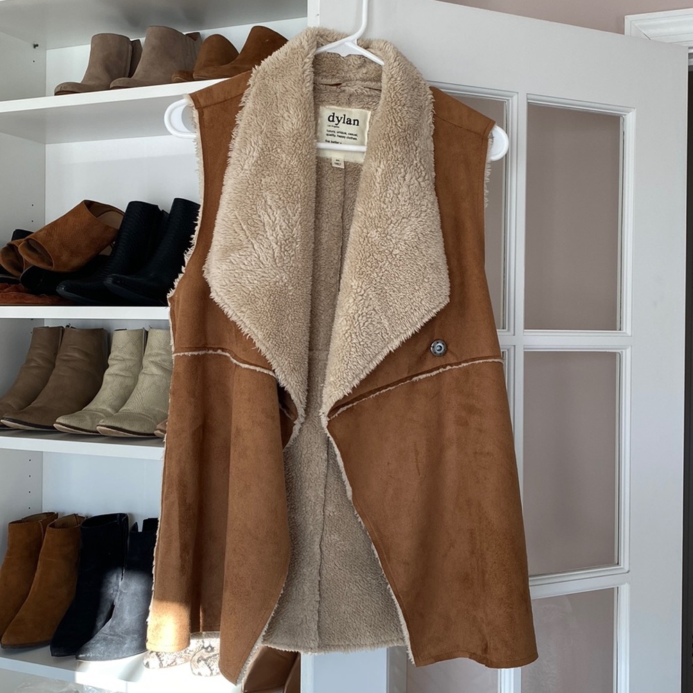 Dylan Suede Fleece Vest
